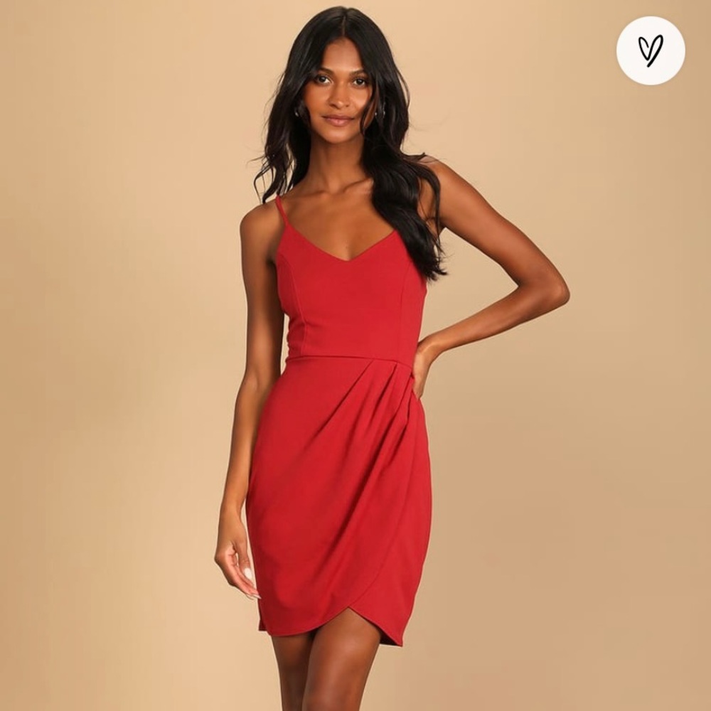 Lulus Forever Your Girl Rust Red Bodycon Dress